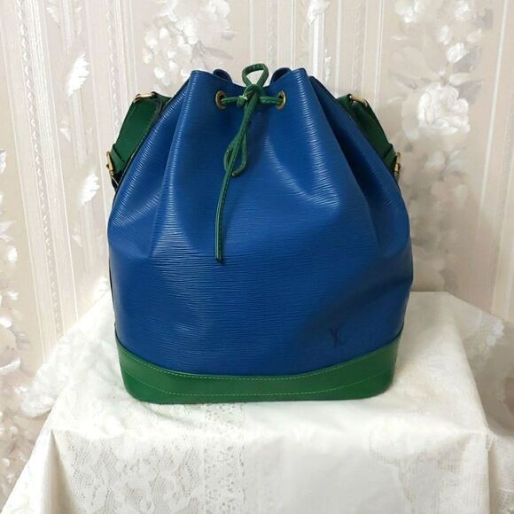 Louis Vuitton Noe MM Epi Leather Bucket bag Colorblock EUC - Picture 8 of 12